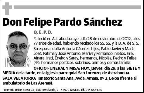 PARDO SANCHEZ,FELIPE