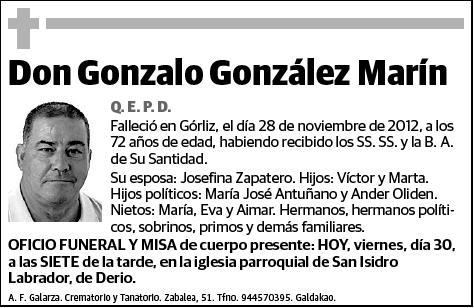 GONZALEZ MARIN,GONZALO