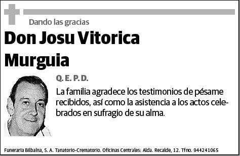 VITORICA MURGUIA,JOSU