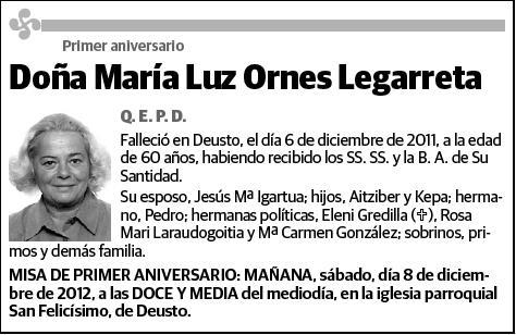 ORNES LEGARRETA,MARIA LUZ