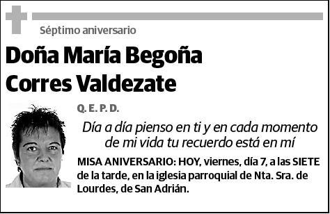 CORRES VALDEZATE,MARIA BEGOÑA