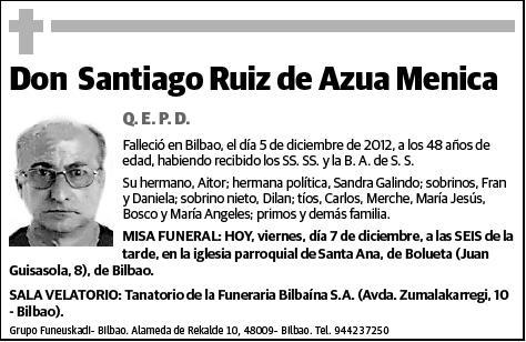 RUIZ DE AZUA MENICA,SANTIAGO