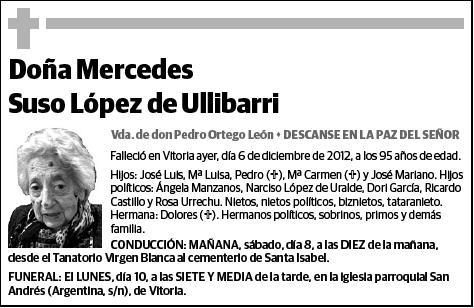 SUSO LOPEZ DE ULLIBARRI,MERCEDES