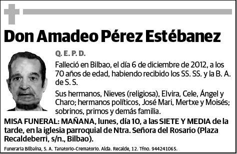 PEREZ ESTEBANEZ,AMADEO