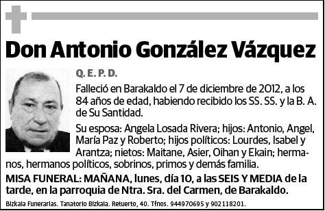 GONZALEZ VAZQUEZ,ANTONIO