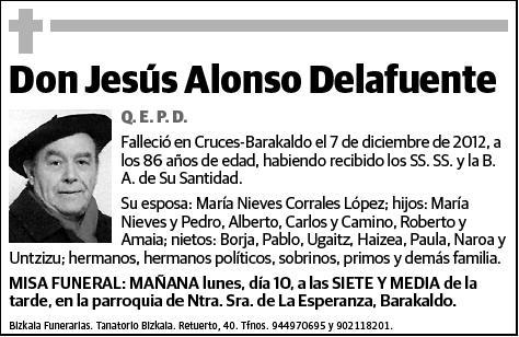 ALONSO DELAFUENTE,JESUS