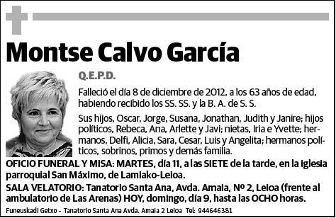 CALVO GARCIA,MONSE