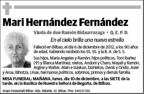 HERNANDEZ FERNANDEZ,MARI