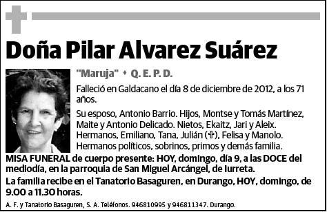 ALVAREZ SUAREZ,PILAR