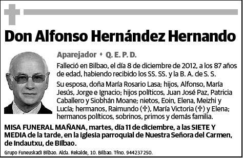 HERNANDEZ HERNANDO,ALFONSO