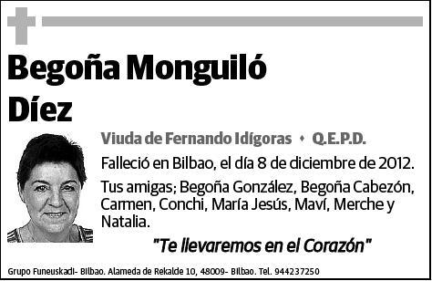 MONGUILO DIEZ,BEGOÑA