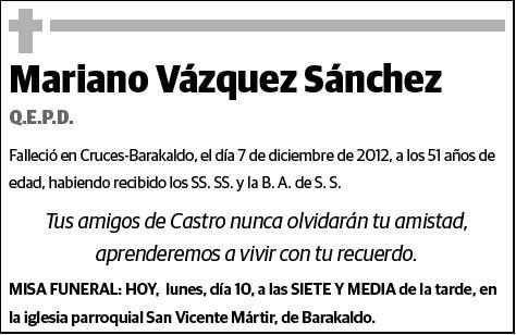 SANCHEZ VAZQUEZ,MARIANO