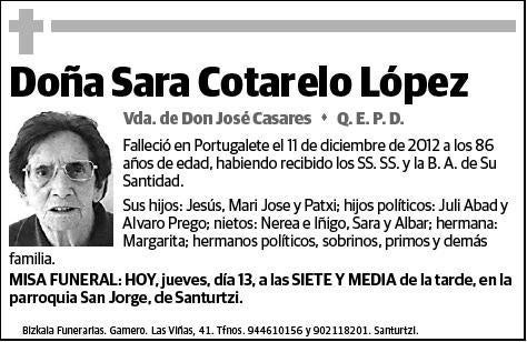 COTARELO LOPEZ,SARA