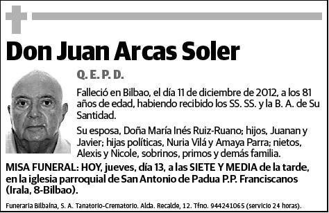 ARCAS SOLER,JUAN