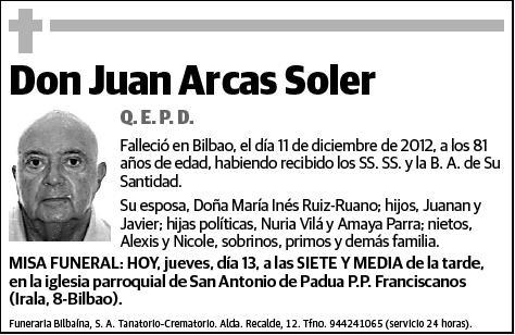 ARCAS SOLER,JUAN