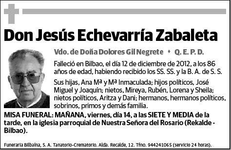 ECHEVARRIA ZABALETA,JESUS