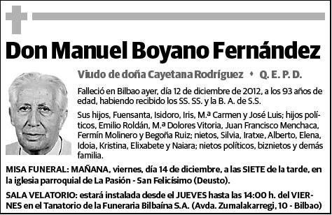 BOYANO FERNANDEZ,MANUEL