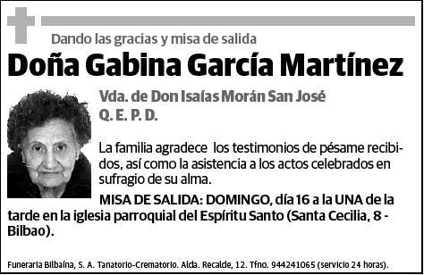 GARCIA MARTINEZ,GABINA