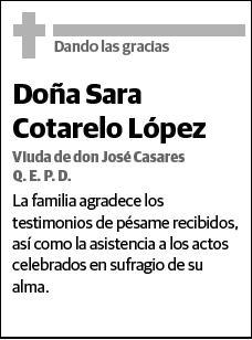 COTARELO LOPEZ,SARA