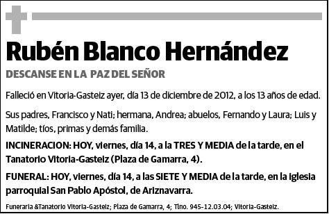 BLANCO HERNANDEZ,RUBEN