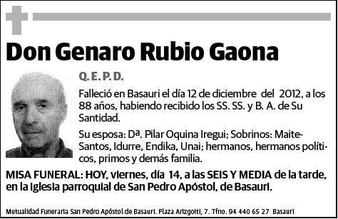RUBIO GAONA,GENARO