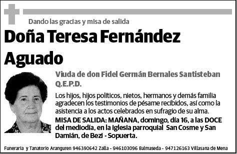 FERNANDEZ AGUADO,TERESA