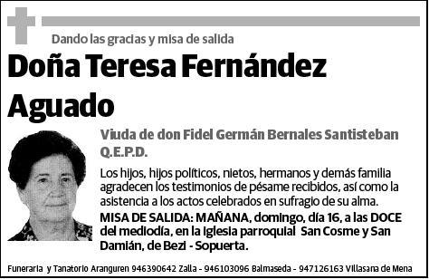 FERNANDEZ AGUADO,TERESA