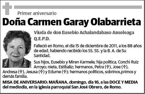 GARAY OLABARRIETA,CARMEN