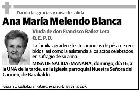 MELENDO BLANCA,ANA MARIA