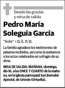 SOLEGUIA GARCIA,PEDRO MARIA