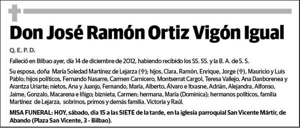 ORTIZ VIGON IGUAL,JOSE RAMON