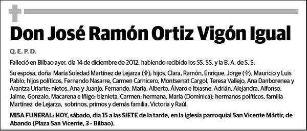 ORTIZ VIGON IGUAL,JOSE RAMON