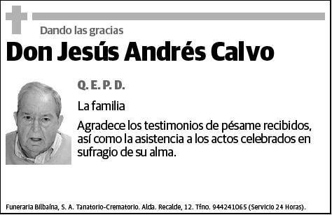 ANDRES CALVO,JESUS