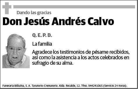 ANDRES CALVO,JESUS