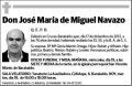 DE MIGUEL NAVAZO,JOSE MARIA