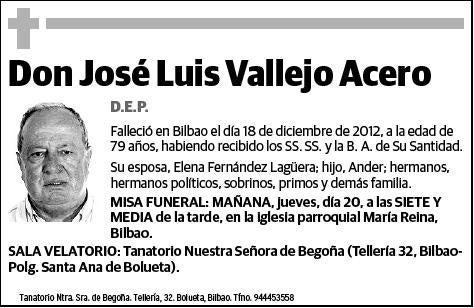 VALLEJO ACERO,JOSE LUIS