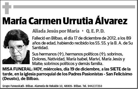 URRUTIA ALVAREZ,CARMEN