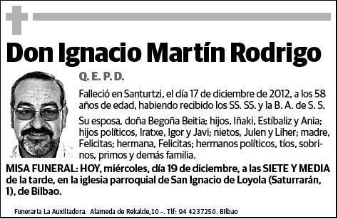 MARTIN RODRIGO,IGNACIO