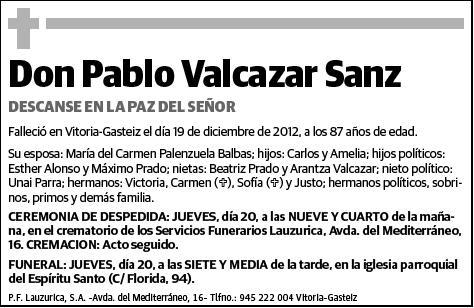 VALCAZAR SANZ,PABLO