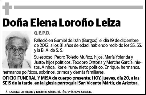 LOROÑO LEIZA,ELENA