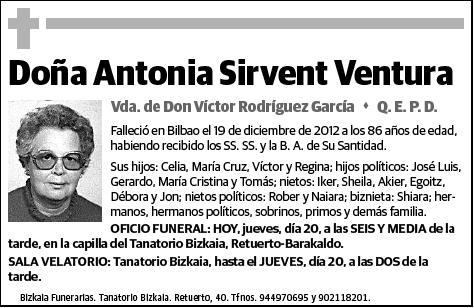 SIRVENT VENTURA,ANTONIA