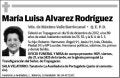 ALVAREZ RODRIGUEZ,MARIA LUISA