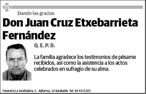 ETXEBARRIETA FERNANDEZ,JUAN CRUZ