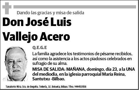 VALLEJO ACERO,JOSE LUIS