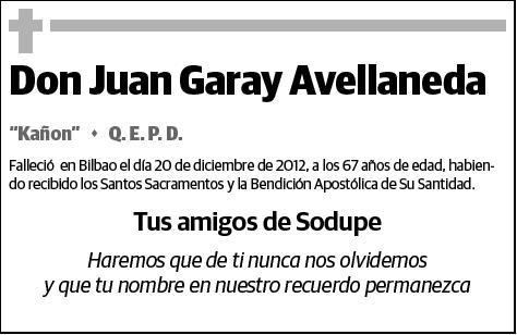 GARAY AVELLANEDA,JUAN