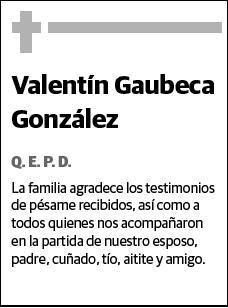 GAUBECA GONZALEZ,VALENTIN