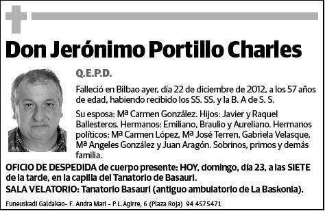 PORTILLO CHARLES,JERONIMO