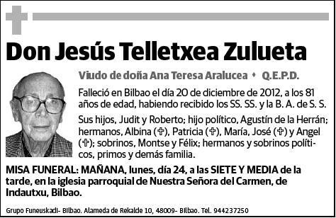 TELLETXEA ZULUETA,JESUS