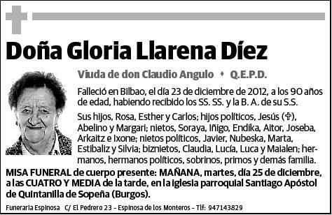 LLARENA DIEZ,GLORIA