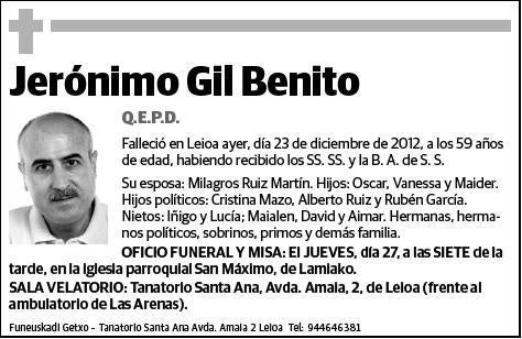 GIL BENITO,JERONIMO